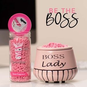 Pink zebra boss lady simmer pot